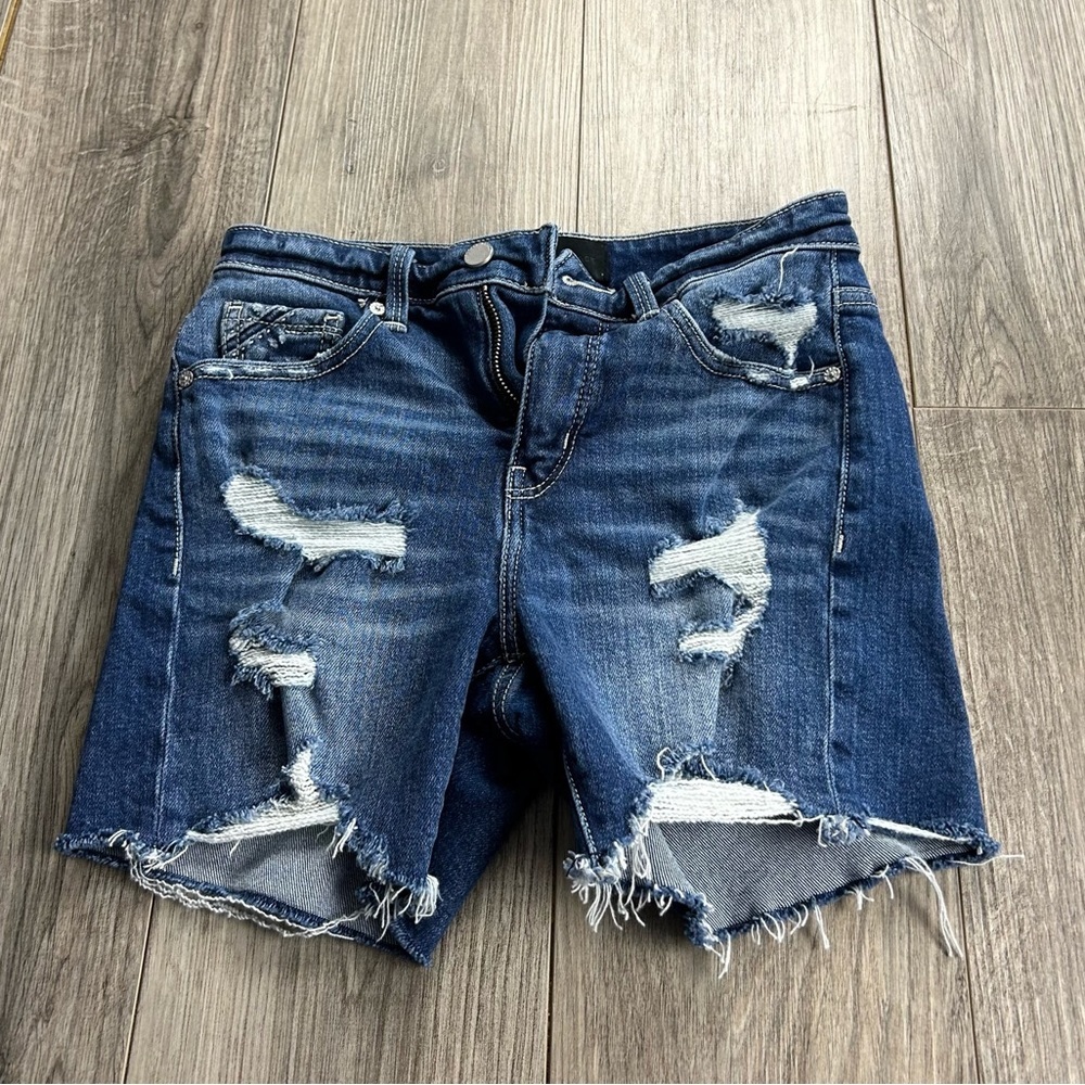 Buckle Black Denim‎ Distressed Shorts